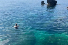 Hayley in the Adriatic Sea