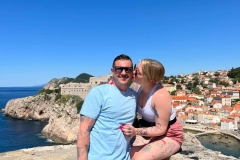 The Bourques Abroad on the Dubrovnik Walls