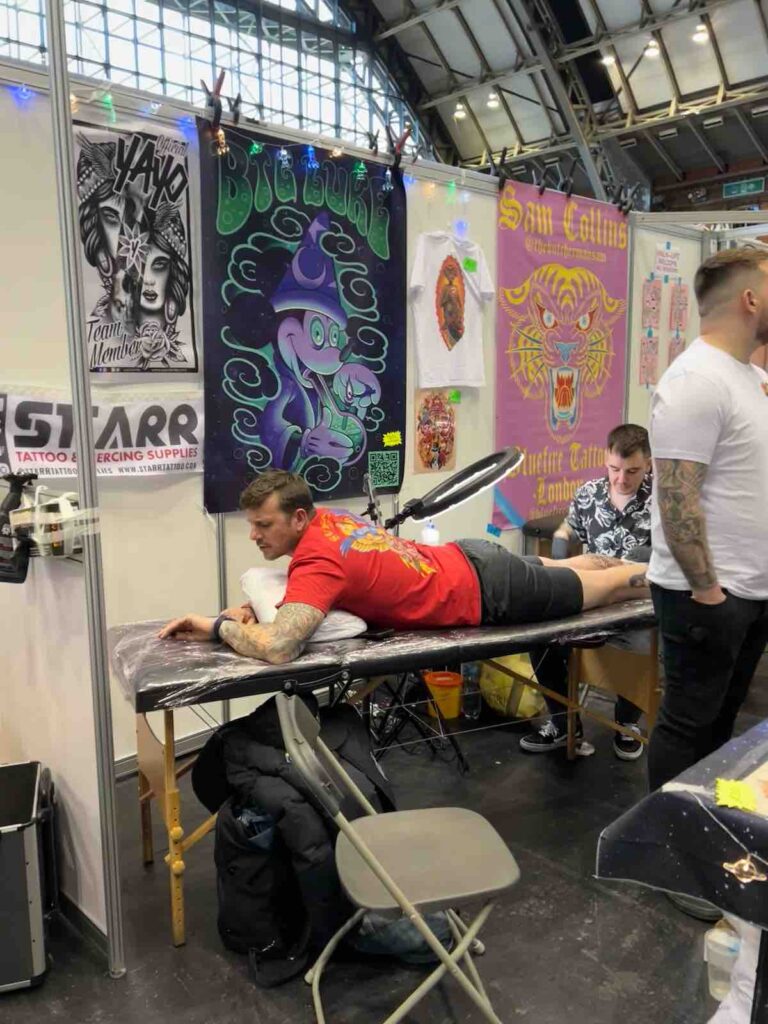 tattoos as souvenirs - Big Luke Tattoos - Tatttoo Convention in Manchester, United Kingdom