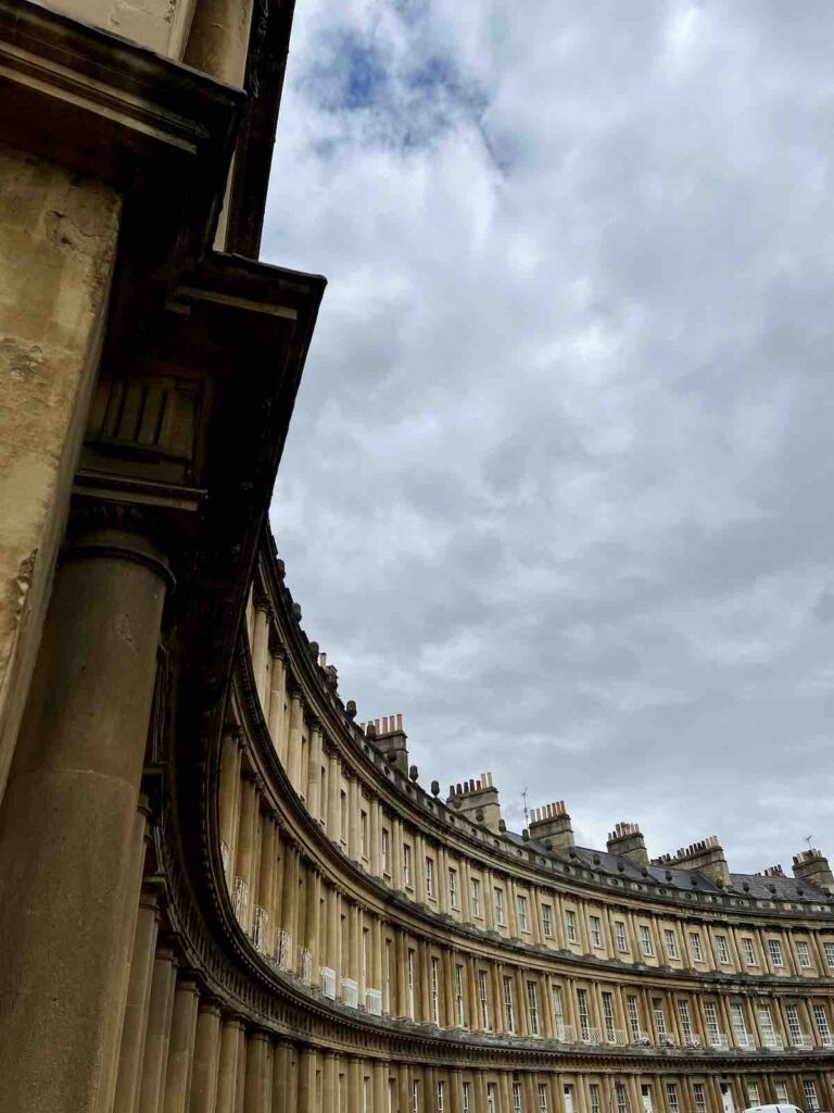 the buildings at the circus in bath United Kingdom