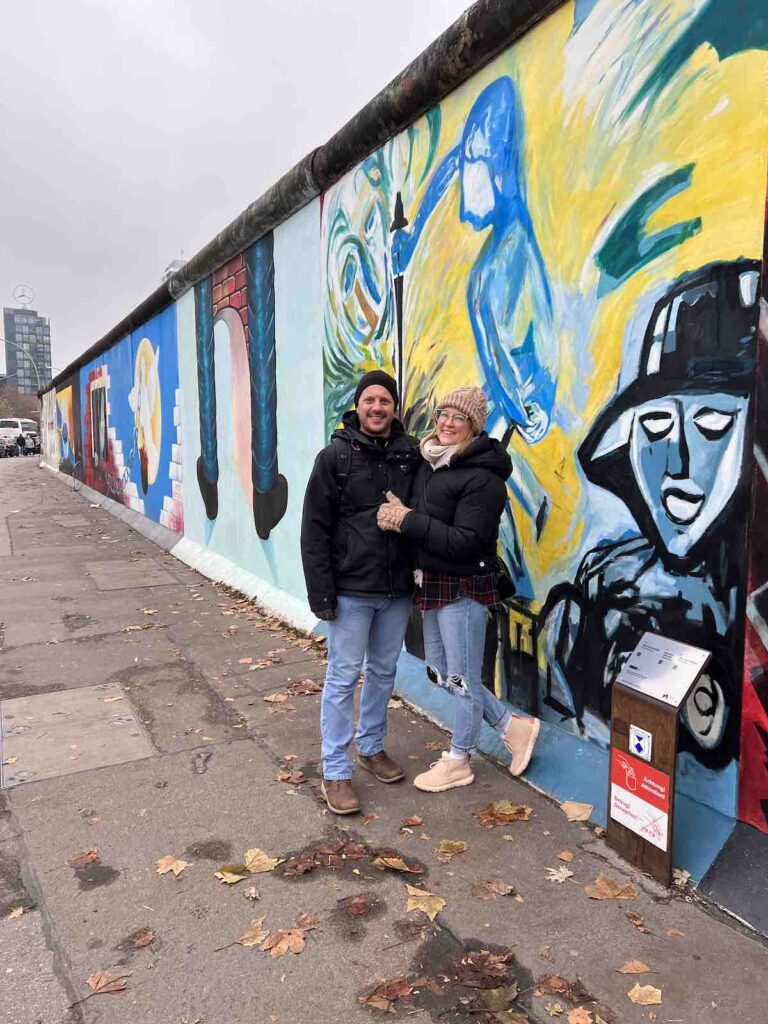 Trevor & Hayley at the Berlin Wall in Germany