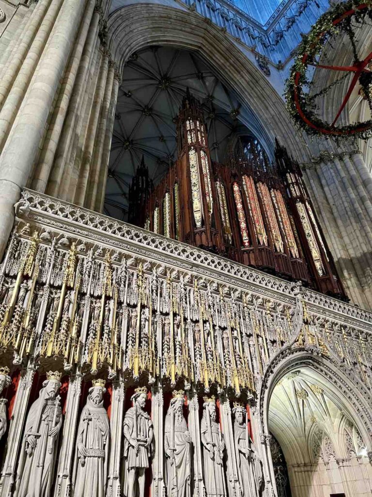 The organ at York Mister. 