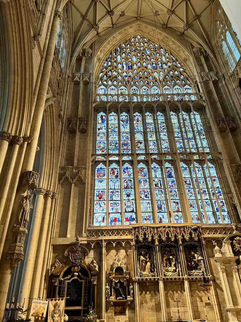 The Great Window in York Minster. 